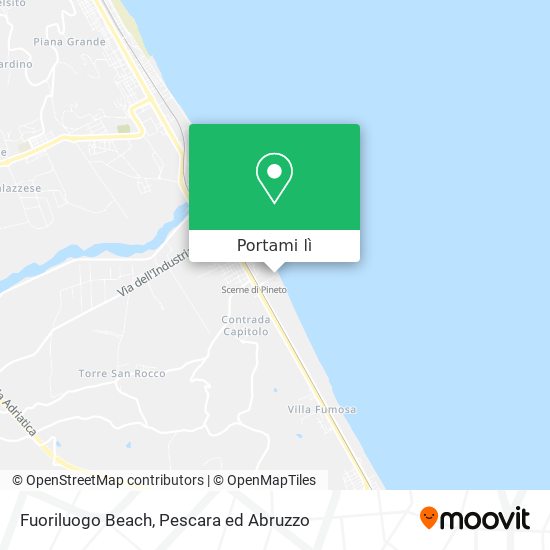Mappa Fuoriluogo Beach