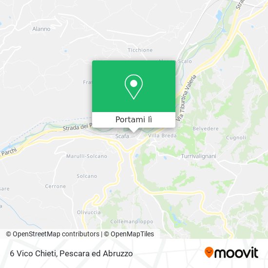 Mappa 6 Vico Chieti