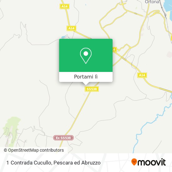 Mappa 1 Contrada Cucullo
