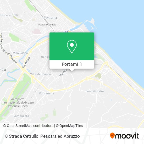 Mappa 8 Strada Cetrullo