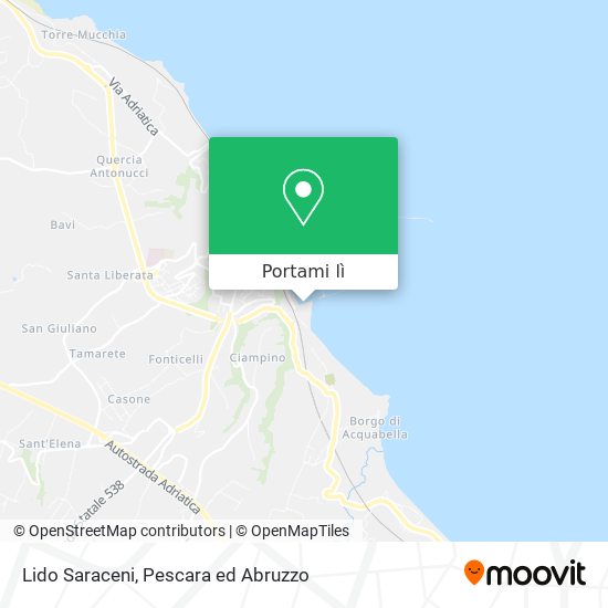 Mappa Lido Saraceni