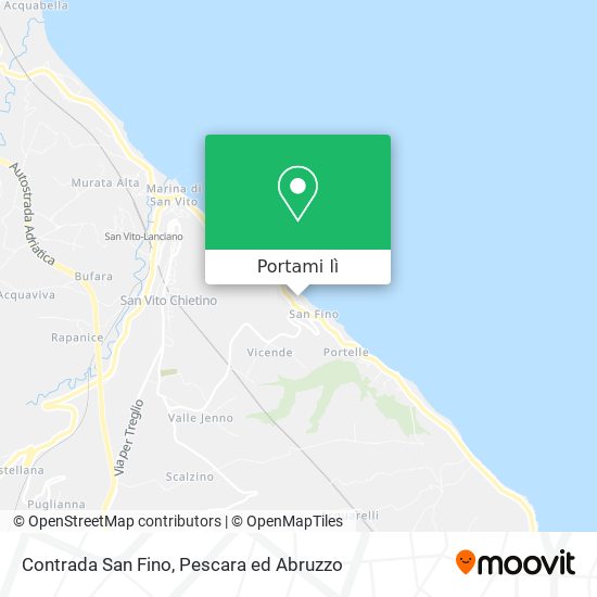 Mappa Contrada San Fino