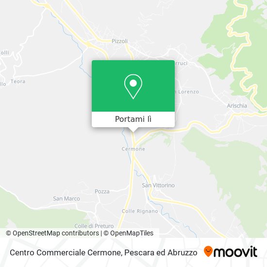 Mappa Centro Commerciale Cermone
