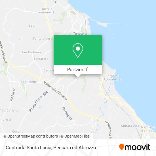 Mappa Contrada Santa Lucia