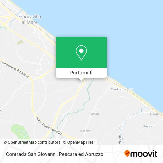 Mappa Contrada San Giovanni
