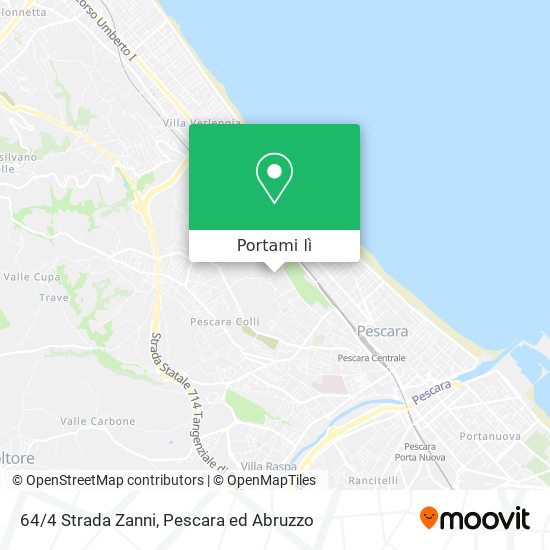 Mappa 64/4 Strada Zanni