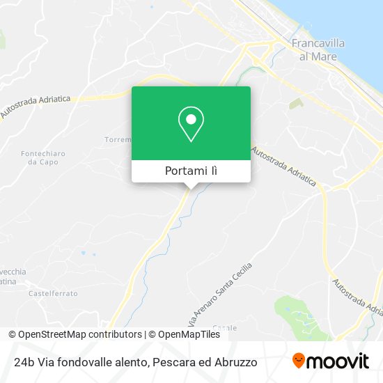 Mappa 24b Via fondovalle alento