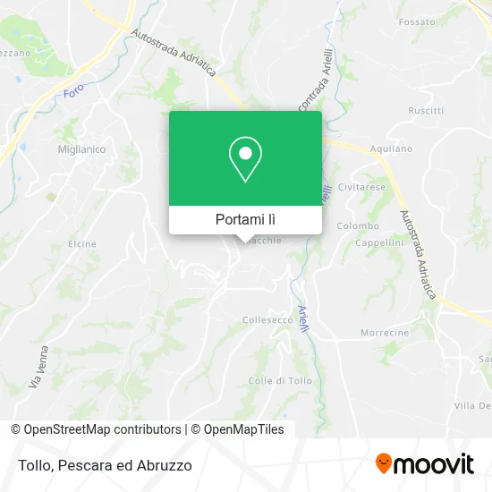 Mappa Tollo