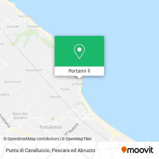 Mappa Punta di Cavalluccio