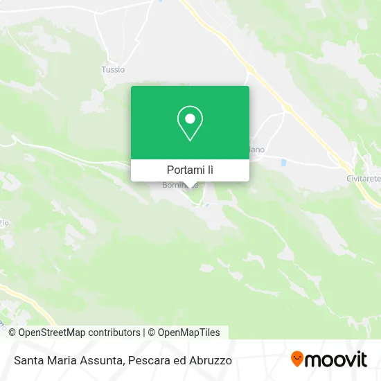 Mappa Santa Maria Assunta