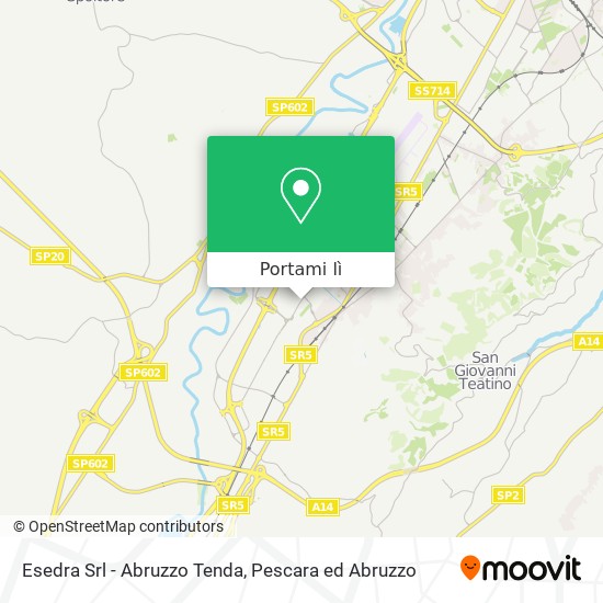 Mappa Esedra Srl - Abruzzo Tenda