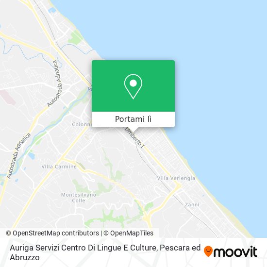 Mappa Auriga Servizi Centro Di Lingue E Culture