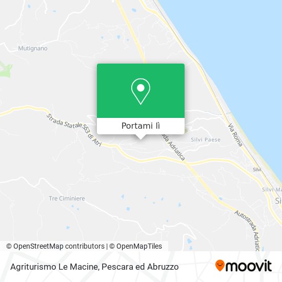 Mappa Agriturismo Le Macine