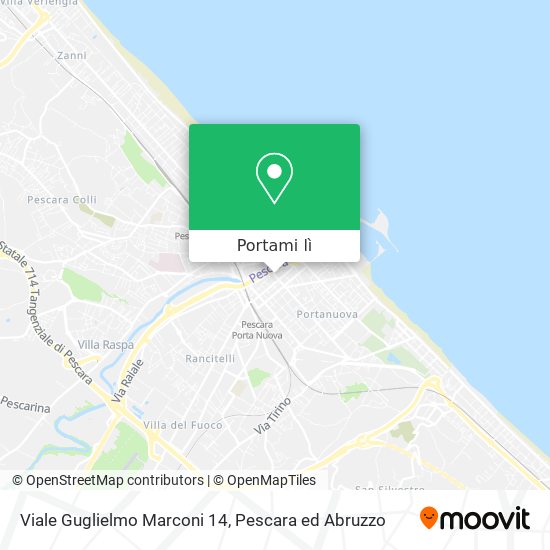 Mappa Viale Guglielmo Marconi  14