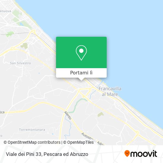 Mappa Viale dei Pini  33