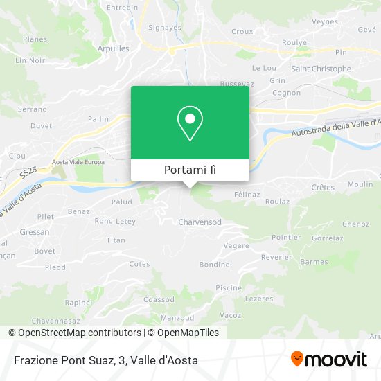 Mappa Frazione Pont Suaz, 3
