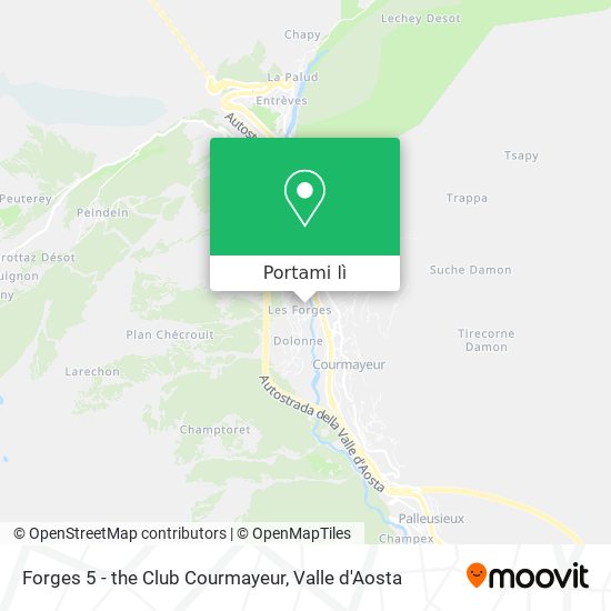 Mappa Forges 5 - the Club Courmayeur