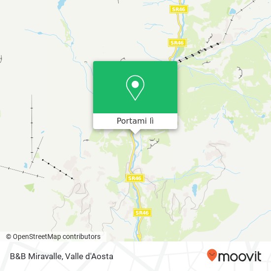 Mappa B&B Miravalle