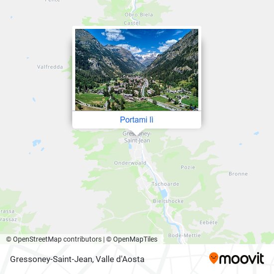 Mappa Gressoney-Saint-Jean