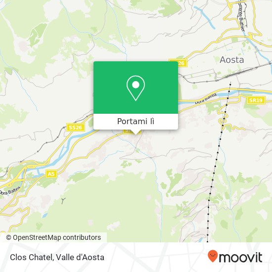 Mappa Clos Chatel