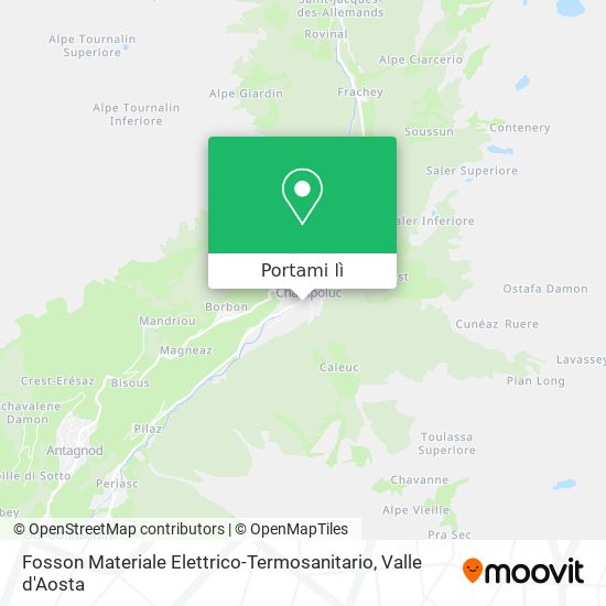 Mappa Fosson Materiale Elettrico-Termosanitario