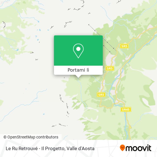 Mappa Le Ru Retrouvé - Il Progetto