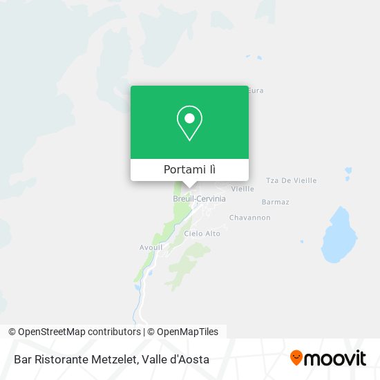 Mappa Bar Ristorante Metzelet