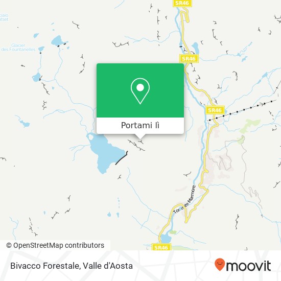 Mappa Bivacco Forestale