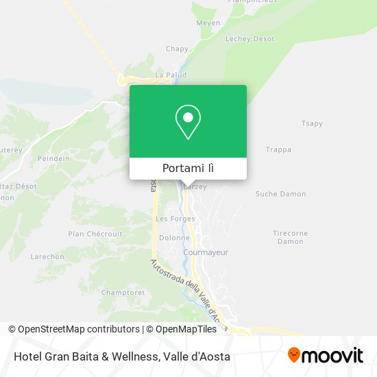 Mappa Hotel Gran Baita & Wellness