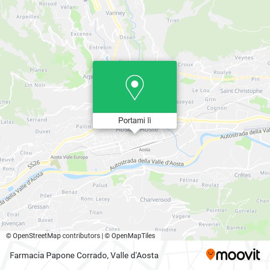 Mappa Farmacia Papone Corrado