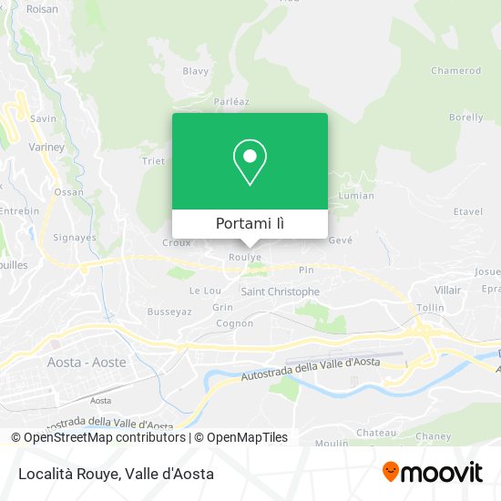 Mappa Località Rouye
