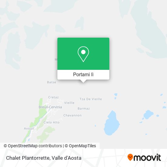 Mappa Chalet Plantorrette