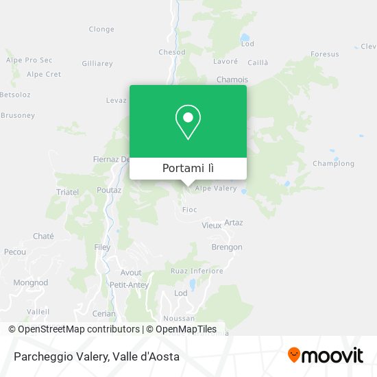 Mappa Parcheggio Valery