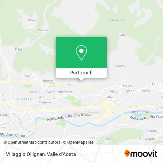 Mappa Villaggio Ollignan