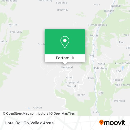 Mappa Hotel Ogli-Go