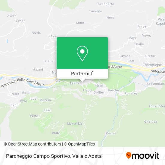 Mappa Parcheggio Campo Sportivo