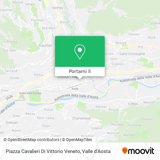 Mappa Piazza Cavalieri Di Vittorio Veneto