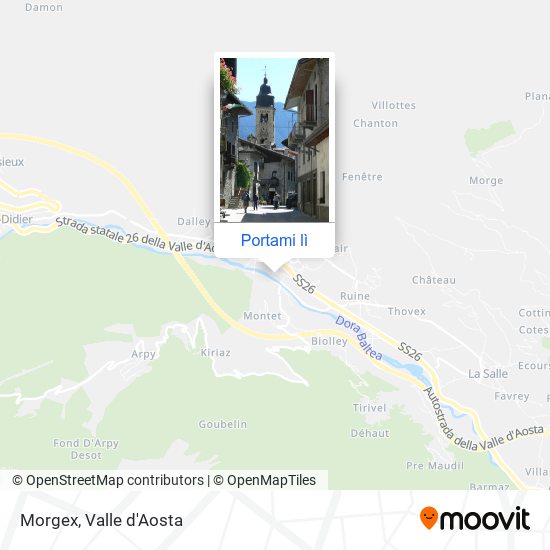 Mappa Morgex