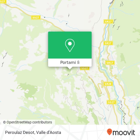 Mappa Peroulaz Desot