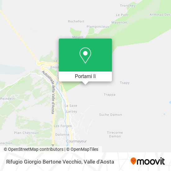 Mappa Rifugio Giorgio Bertone Vecchio