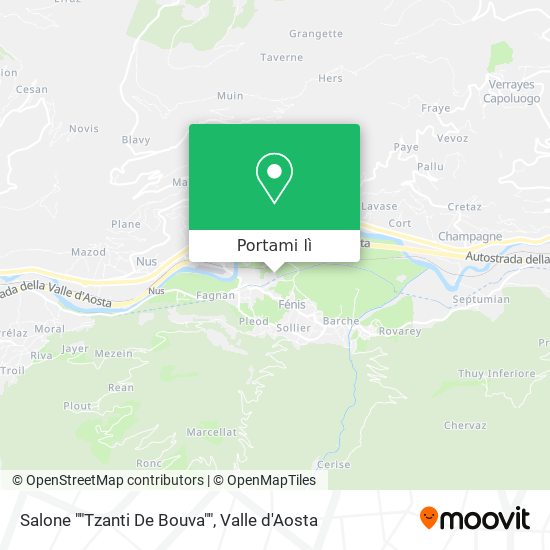 Mappa Salone ""Tzanti De Bouva""