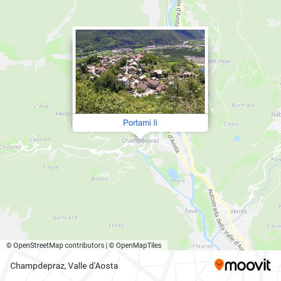 Mappa Champdepraz