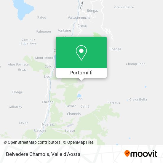 Mappa Belvedere Chamois