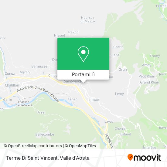 Mappa Terme Di Saint Vincent