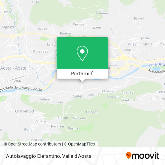 Mappa Autolavaggio Elefantino