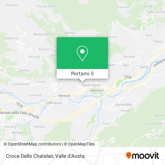 Mappa Croce Dello Chatelair
