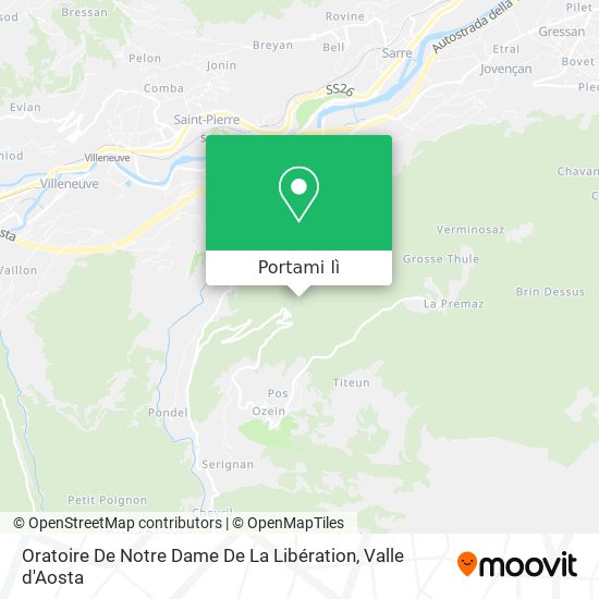 Mappa Oratoire De Notre Dame De La Libération