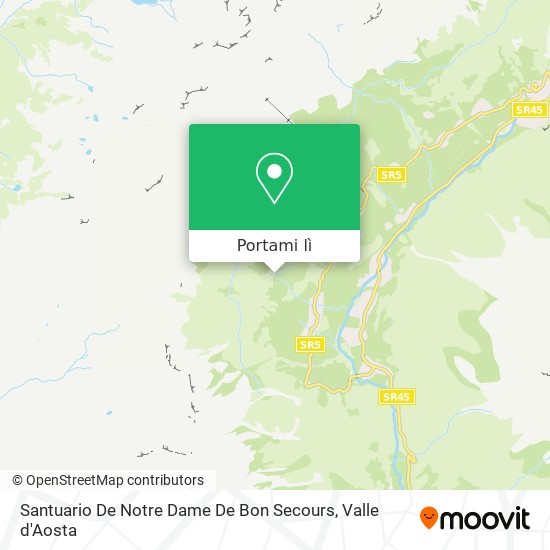 Mappa Santuario De Notre Dame De Bon Secours