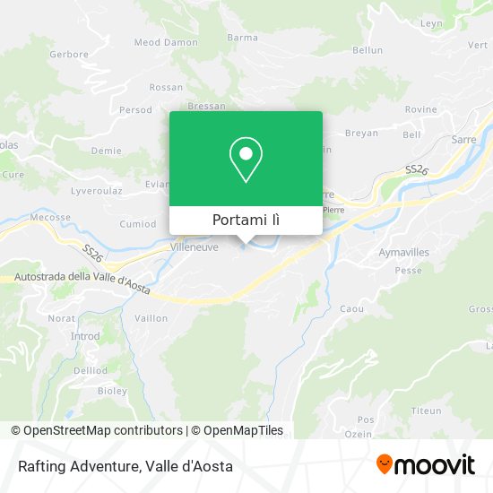 Mappa Rafting Adventure