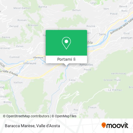 Mappa Baracca Marèse
